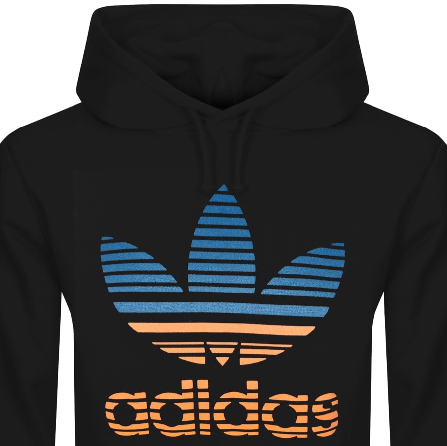 Alternative Image for Productadidas Originals Trefoil Hombre Hoodie Black2